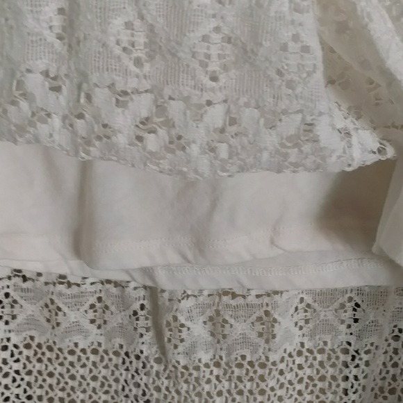 Hollister Maxi crocheted cream skirt - Picture 4 of 5